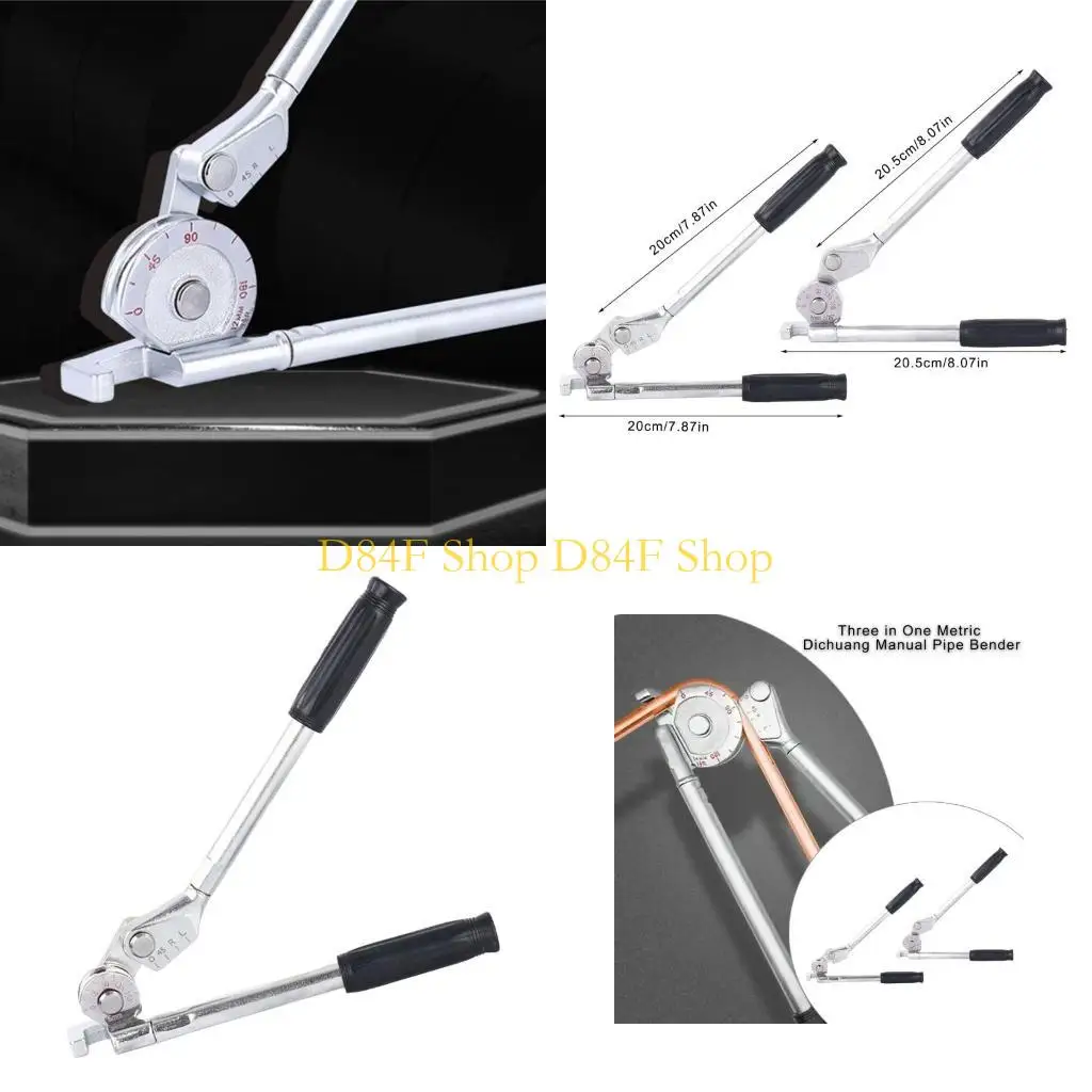 

D84F 6mm/8mm Manual Tube Bender For Stainless Copper Aluminum Iron Pipe Accessories