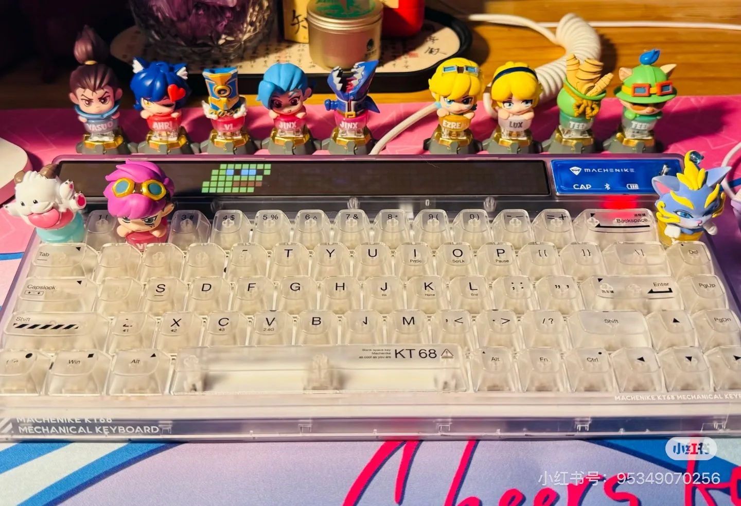 Miniso Official League Of Legends Lol Keycap Blind Box Collectible Figurine Desktop Ornament Gaming Peripheral For Game Lovers - view 3