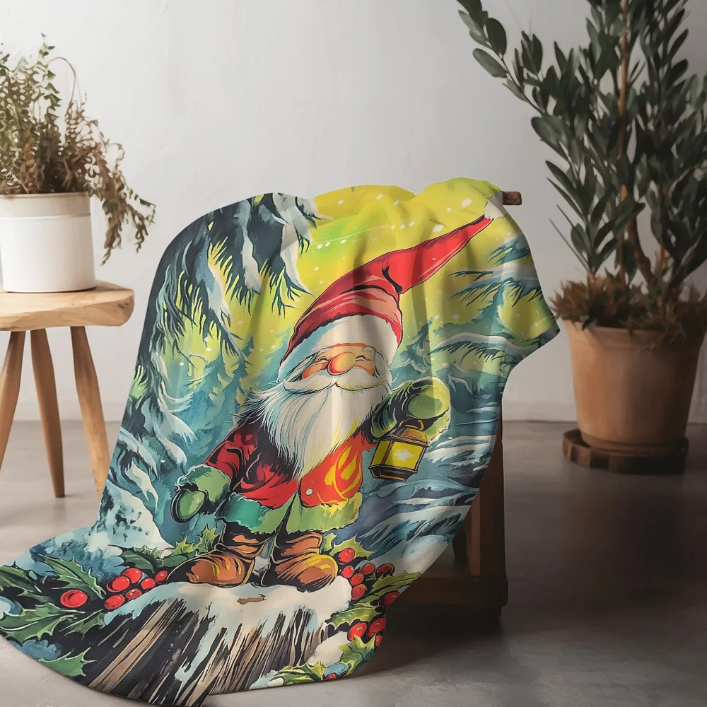 

Одеяло Tuniu Winter Forest, уютное флисовое одеяло, диван-кровать, украшение для спальни, подарок