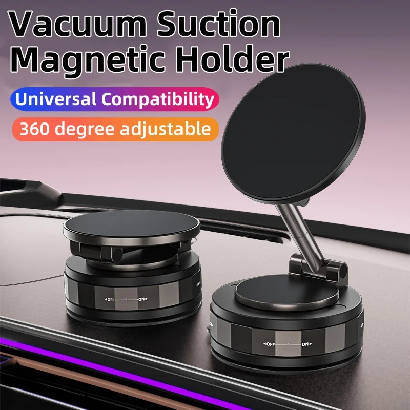 

Новый вращающийся на 360 градусов магнитный держатель для мобильного телефона, подставка, вакуумная присоска, сильная магнитная адсорбция, автомобильная подставка для телефона, крепление