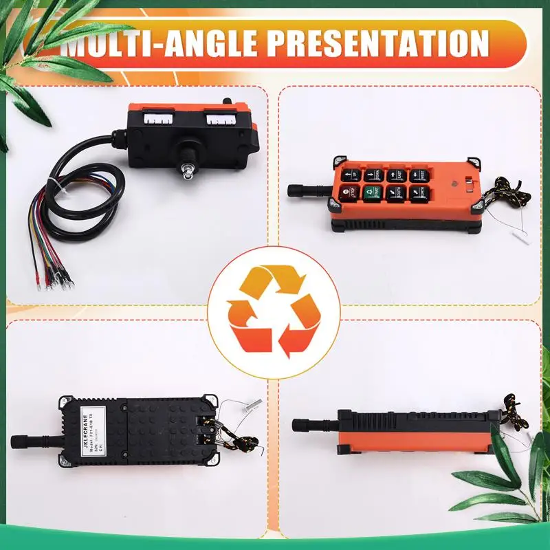 (NEW) F21-E1B AC 380V Wireless Industrial Remote Control Switch Is Crane Remote Control And Receiver For Crane Control Crane