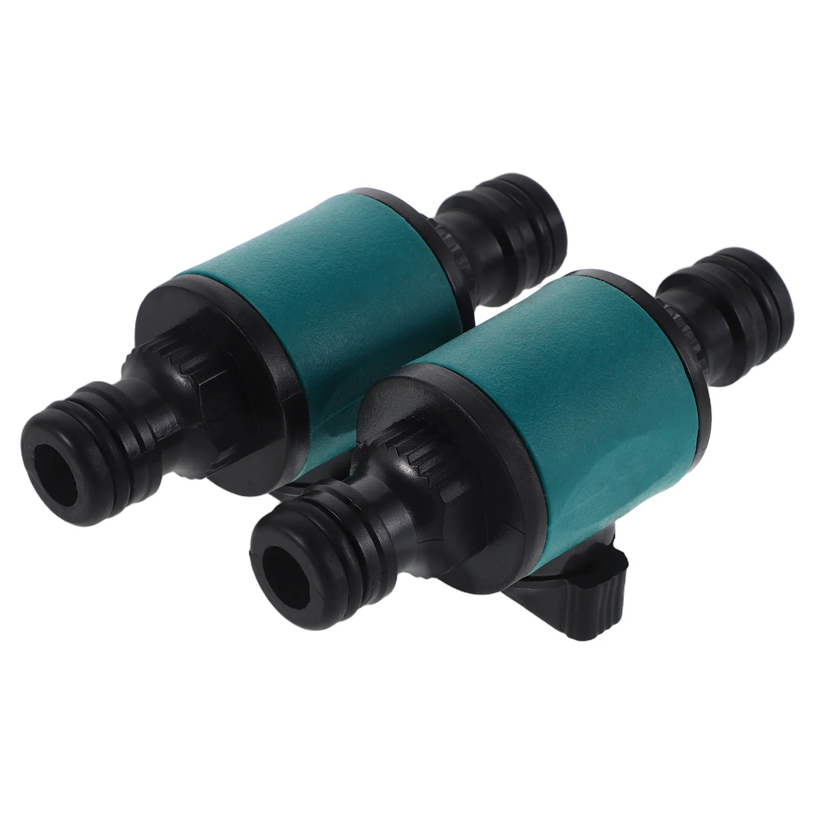 

2pcs Quick Connect Valve For Garden Hose Repair Durable Water Pipe Connector Adjustable Flow Control Stop Valve Adapter Male To