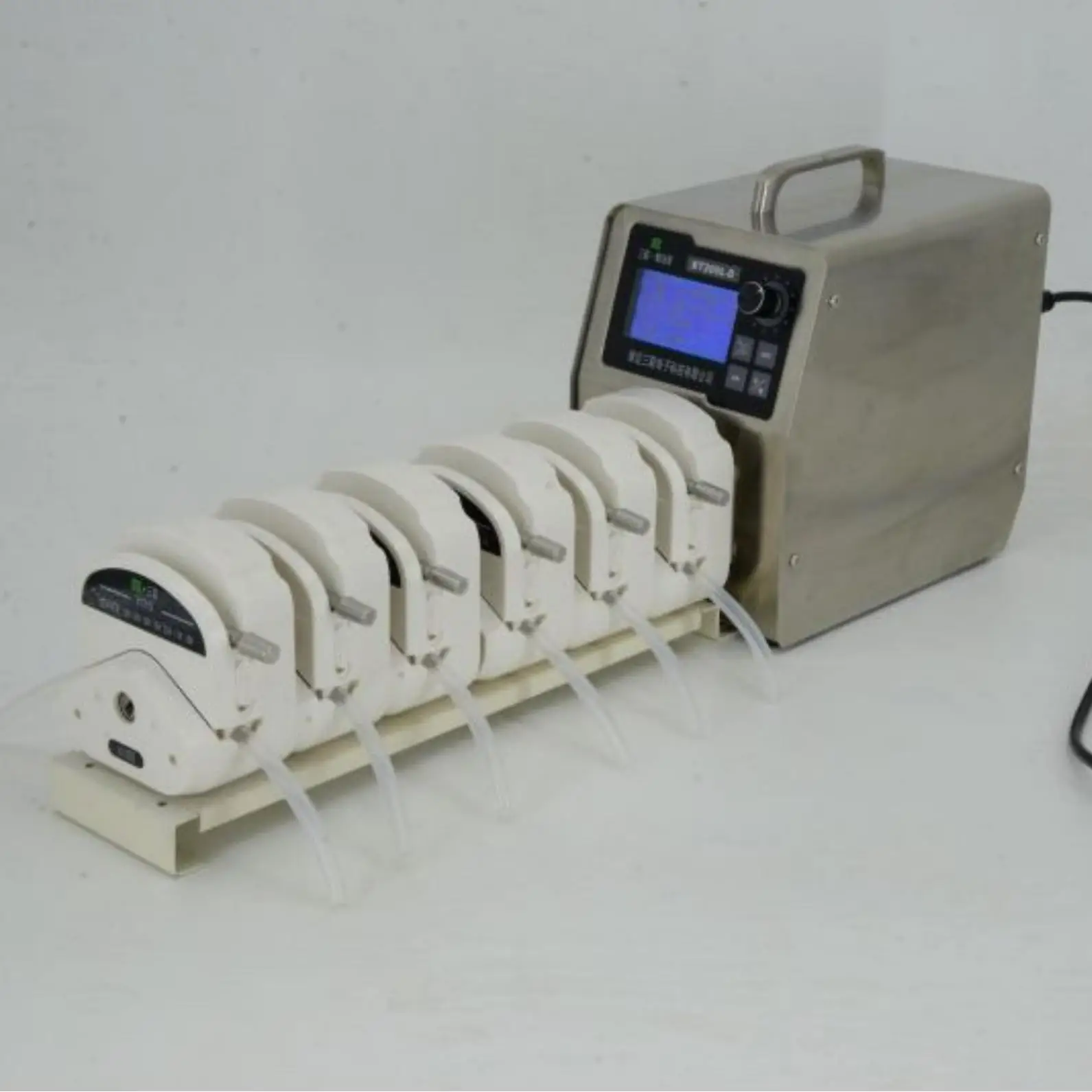 Peristaltic pump, industrial 304 shell, high precision, flow display, timing function, multi-channel, MAX2400ml/min