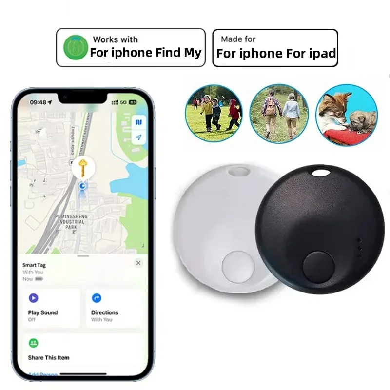 

Мини-трекер, умный Bluetooth-трекер для Apple Airtag Tracker IOS Find My APP, локатор слежения, анти-потерянный искатель для ключей, сумка для автомобиля