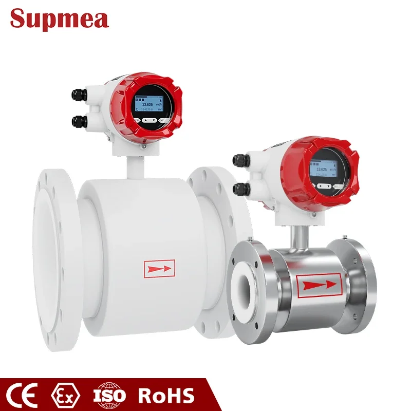 

Горячая Распродажа 2025 года, цифровой расходомер для измерения жидкой сточных вод, 4-20 мА, Rs485, импульсный выход, производитель Dn50, электромагнитный