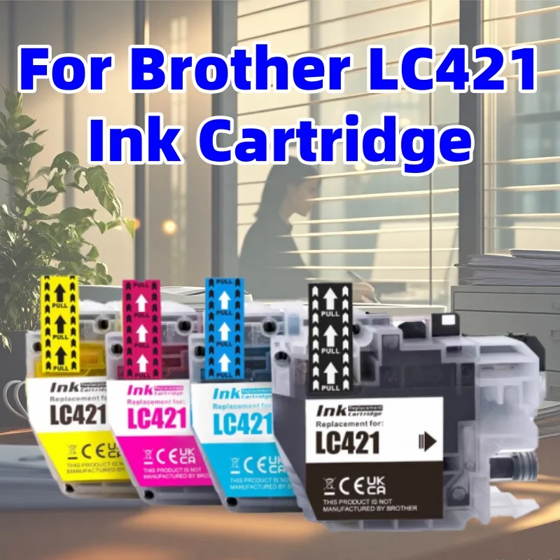 

Gracemate LC421 LC-421 421 Compatible Ink Cartridge For Brother DCP-J1050DW MFC-J1010DW DCP-J1140DW LC 421 printer