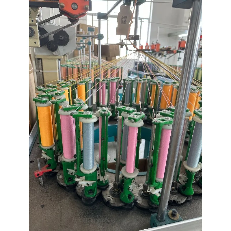 Supplier Shoelace Braiding Machine Flat Tape Knitting 24 Spindles Automatic Braiding Machine for Shoelace