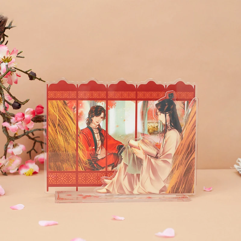 Anime Tian Guan Ci Fu/Heaven Official's Blessing Xie Lian Hua Cheng Cosplay, doble cara, acrílico, señal de pie, regalo