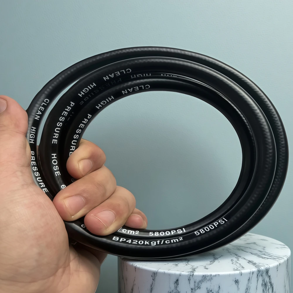 2 ~ 50 m Hochdruckreiniger Kanalisationsdüse 5800 PSI 1/4 Zoll NPT Abflussreiniger Schlauch Pipeline Reinigungsdüse, für Karcher Nilfisk – Detail 7