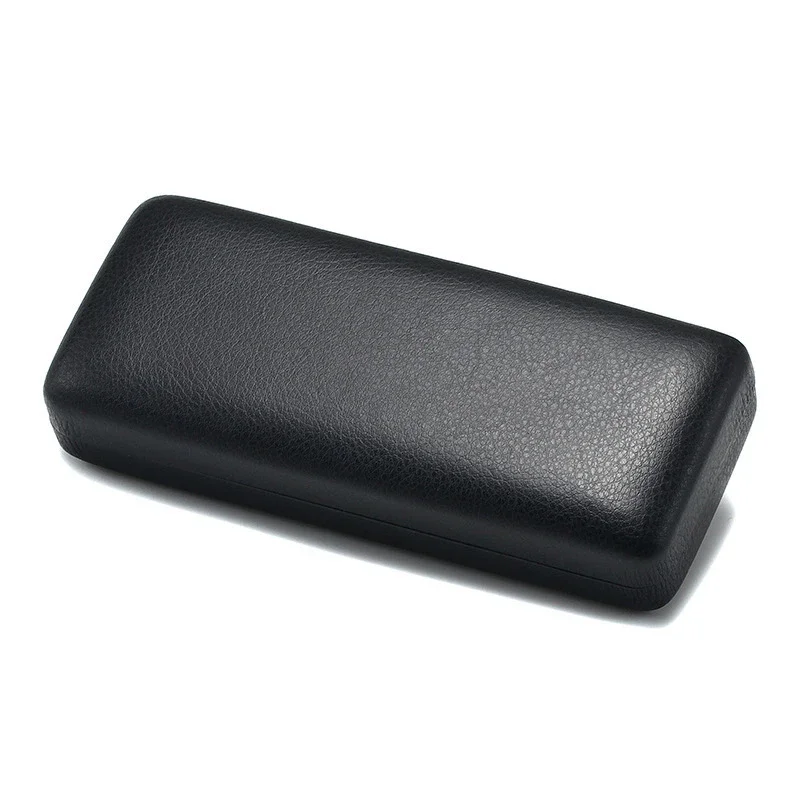 Practical Rectangle PU Leather Glasses Case Simple Hard Protective Glasses Storage Box Small Jewelry Storage Box Storage Box