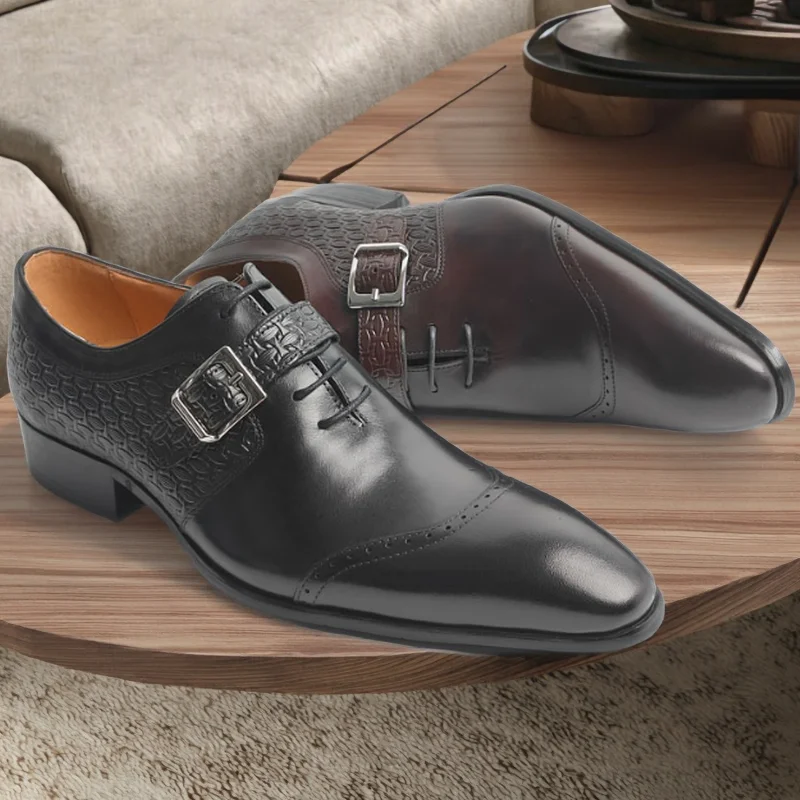 

Новое поступление 2025 года, мужская обувь для свадебной вечеринки, заводская цена, оксфорды из натуральной коровьей кожи, модный дизайн, деловая рабочая обувь для мужчин