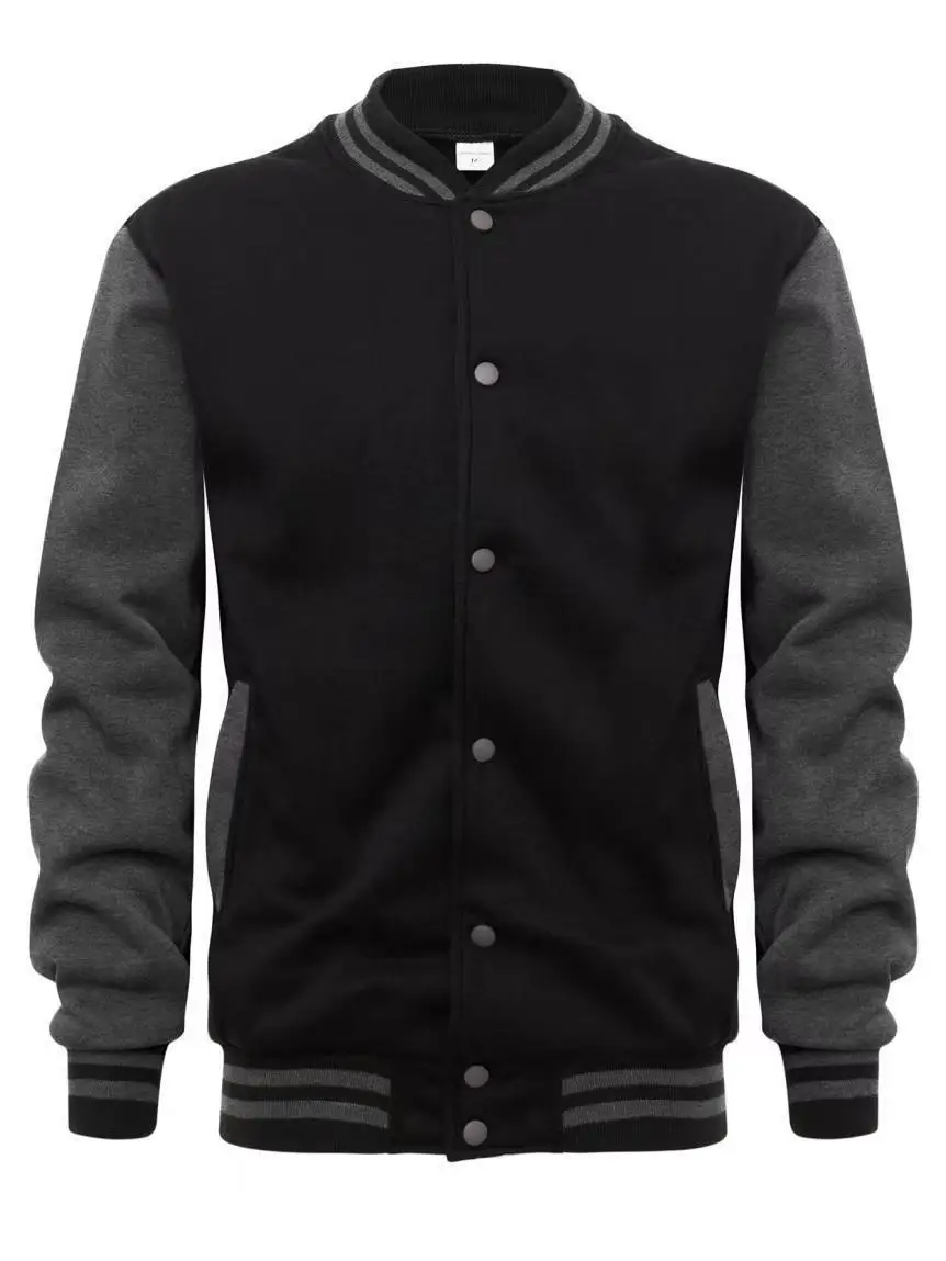 2024 Autumn/Winter New Comfortable Casual Plush Warm Baseball Jacket Men's Korean Fashion Versatile Handsome Jacket