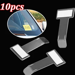 Universal Car Parking Ticket Clip Windshield Sticker Ticket Holder Card Bill Stand Organizer Auto Interior Accessories