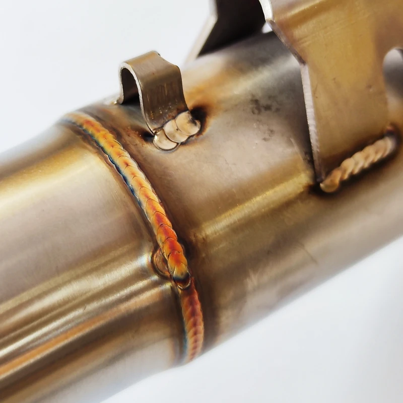 قطع غيار الدراجات النارية الصينية عالية الجودة JPM CRF250 مجموعة ماسورة عادم الدراجة النارية كاتم صوت من الفولاذ المقاوم للصدأ #5