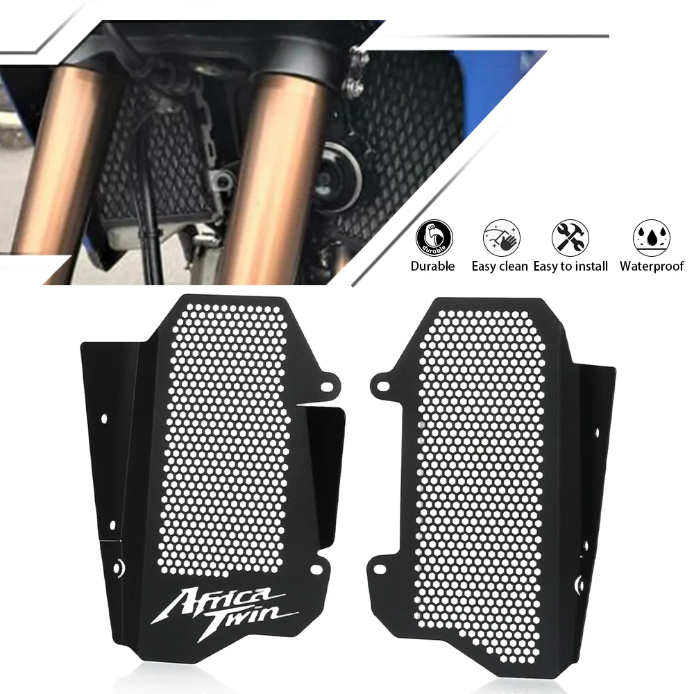 

For Honda CRF 1000 L Africa Twin Adventure Sports Radiator Grille Cover Guard Protector 2018 2019 2020 2021 CRF1000L Africa Twin