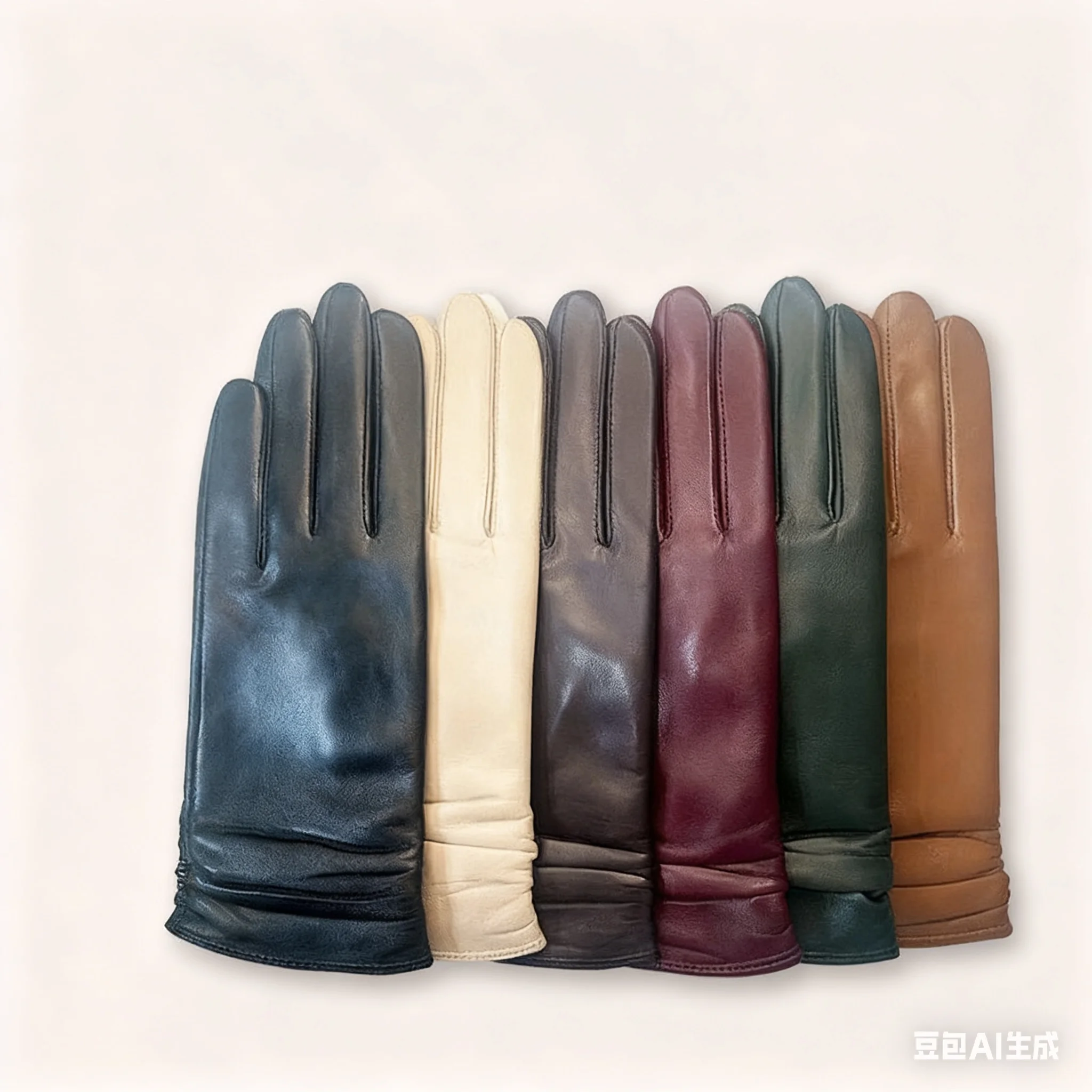 

Перчатки из натуральной овчины, женские перчатки из натуральной кожи, женские короткие утолщенные теплые зимние перчатки для вождения с сенсорным экраном R3503