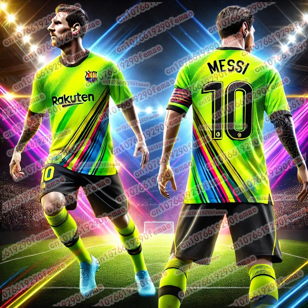 الصيف الساخن بيع ميسي أزياء الرياضة جيرسي التذكارية قميص يوميا تنفس التجفيف السريع مريحة تي شيرت