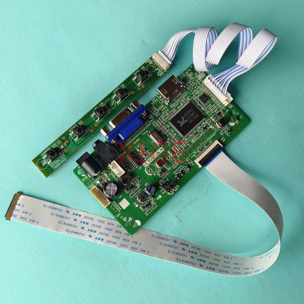 

Плата контроллера драйвера ЖК-дисплея для M133NWF4 R2/R3/R6/RA/RC/RD 1920x1080, панель ноутбука VGA EDP, 30-контактный 13,3-дюймовый HDMI-совместимый комплект DIY