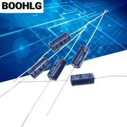 10pcs horizontal axial polarized electrolytic capacitor 63v 47uf 8X16mm