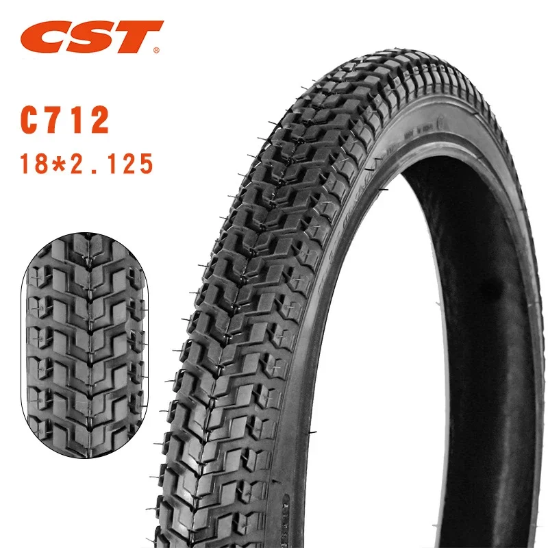 CST 18 inch wear resistant  steel tire 18 * 2.125 folding bike parts C-712 small diameter bike inner outer tire