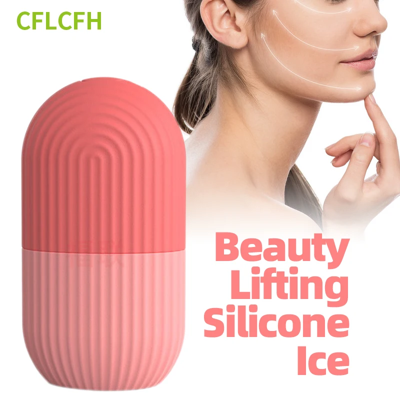 Ice Face Roller Ice Cube vassoi Globe Balls Beauty Lifting Contouring strumento per la cura della pelle massaggiatore facciale strumenti in Silicone Ices Mold