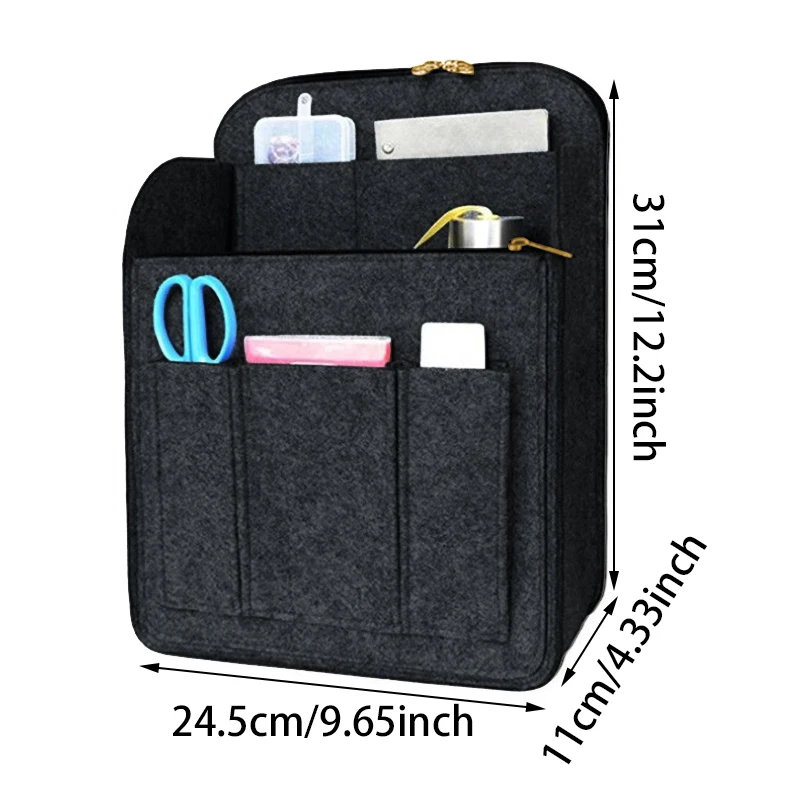 حقيبة إدراج متعددة الجيوب خفيفة الوزن منظم حقيبة ظهر نسائية حقيبة تخزين متعددة الأغراض حقيبة ظهر داخلية ملحقات حقيبة