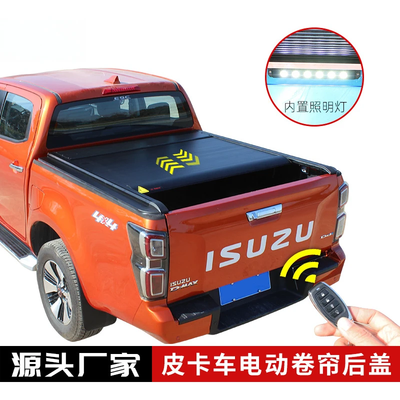 

Suitable for Isuzu DMAX Navara Hilux Pickup Truck Electric -up Remote Control Sliding Roll-up Curtain Tailgate