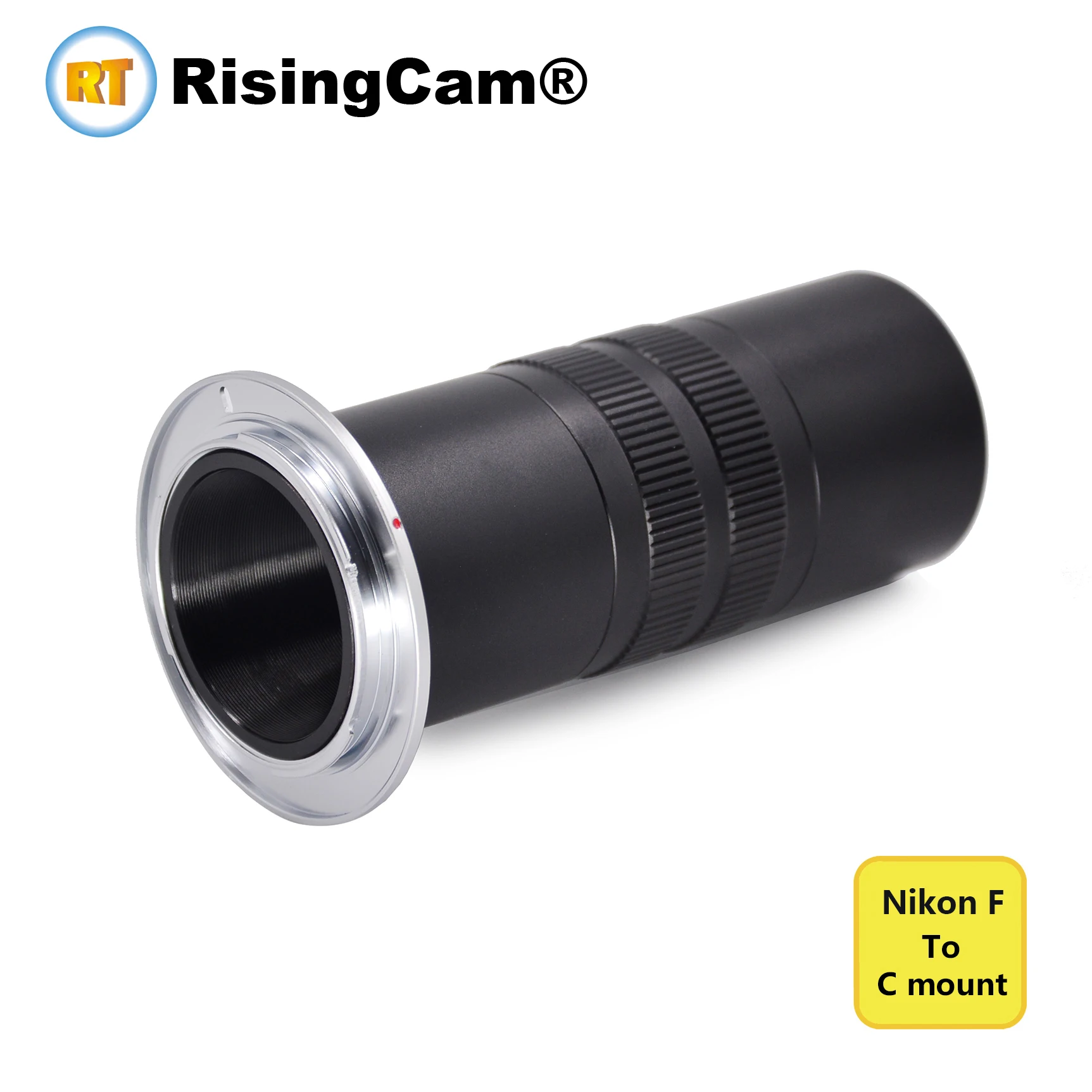 Foco Ajustável Microscópio Câmera Adapter c Mount Adapter Compatível para Nikon Dslr Câmera M42 f