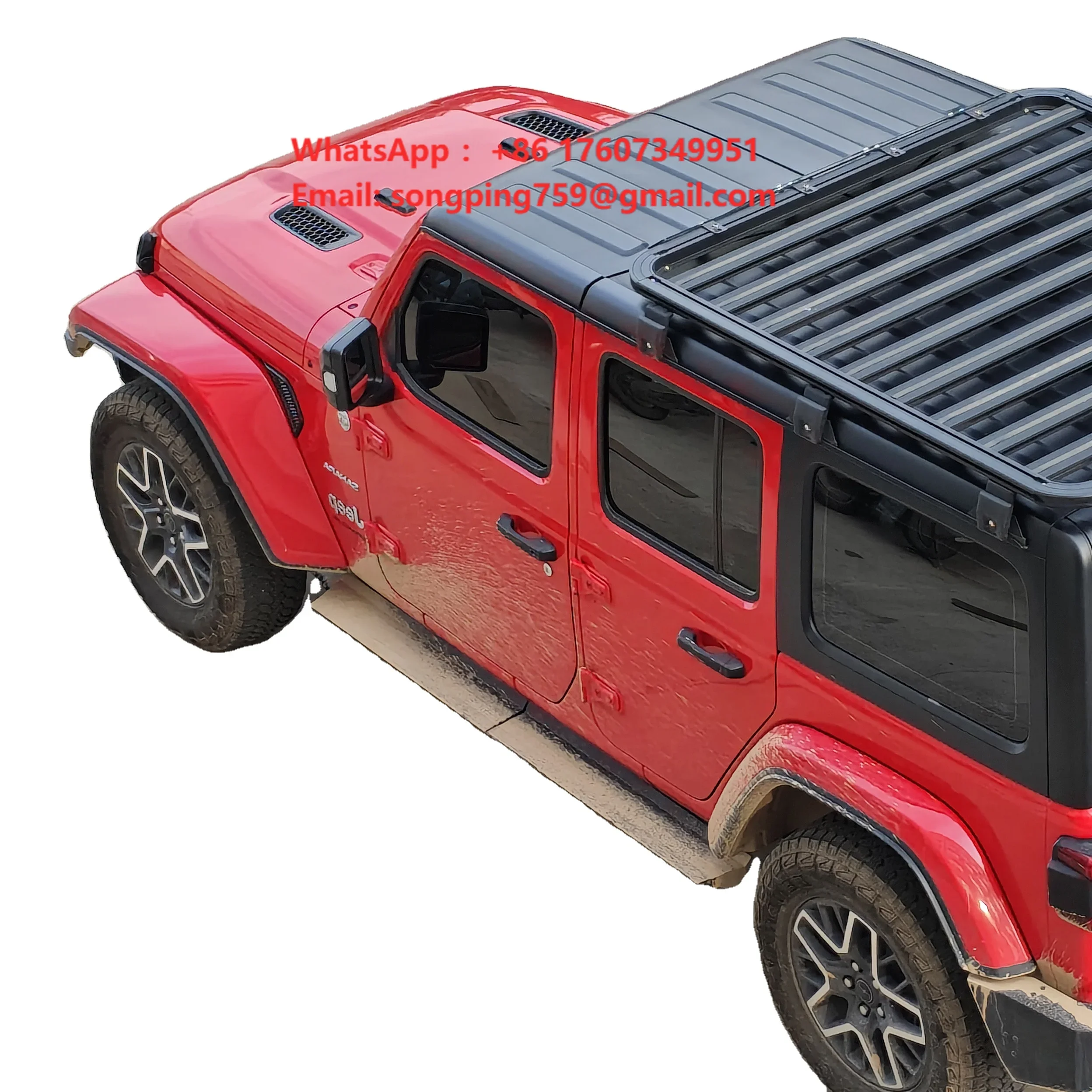 Sports Aluminum Alloy Electric Full Set Side Step & Powered Run Board for Jeep Wrangler JL Screw Fixing 2/4 Door