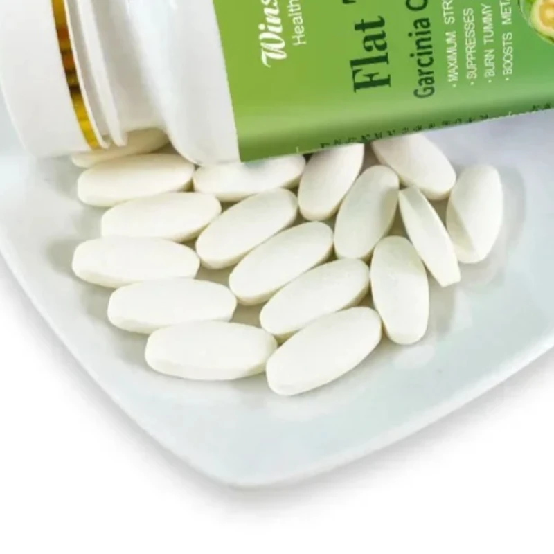 

Flat stomach tablets help regulate gastrointestinal peristalsis, promote food breakdown, and suppress appetite