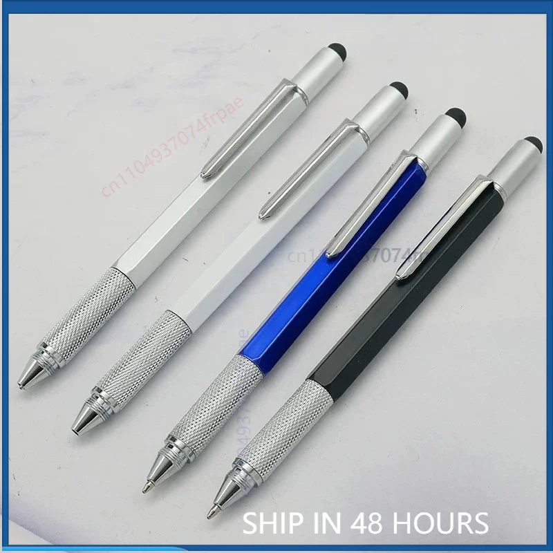 For WANCHER Multi Purpose Hexagonal Metal Pen 0.5mm Twist Ballpoint Pen Ergonomic Grip Smooth Writing Stationery Gift（3pcs）