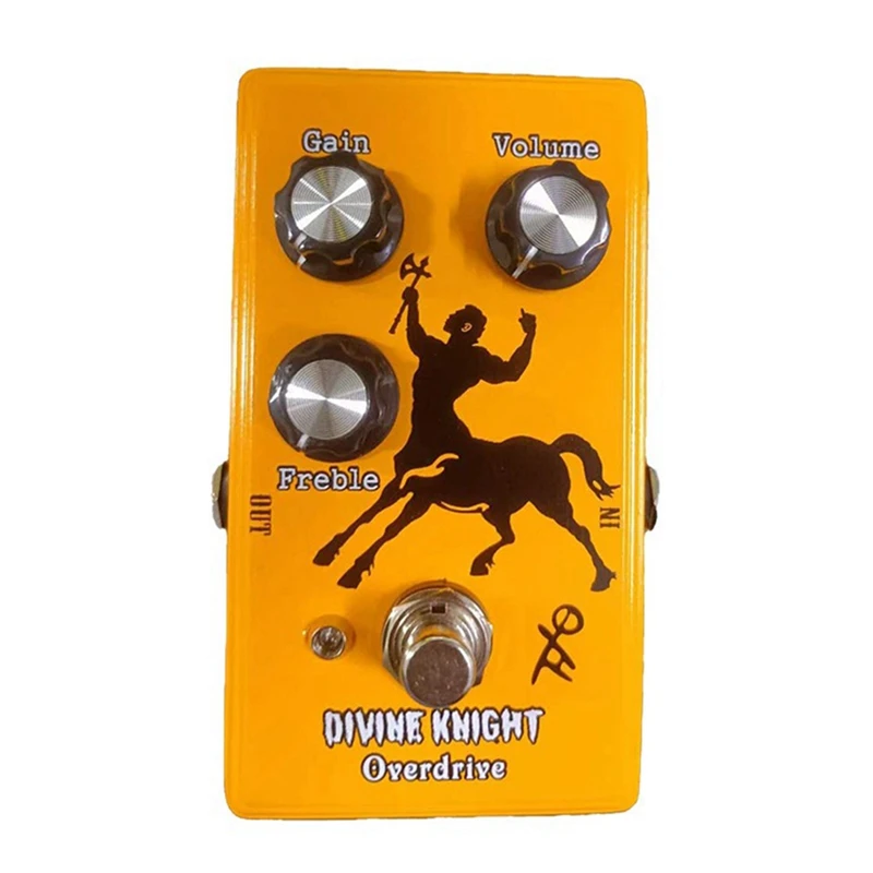 Guitar Effect Divine Knight Overdrive Pedal With Gain,Volume And Freble Button,Horse Drive Effect Pedal,Guitar Pedal