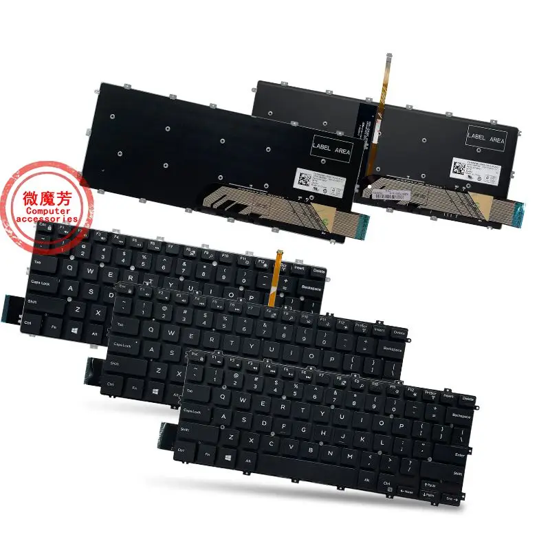 US NEW keyboard For Dell Inspiron 14-5000 5488 5480 5482 5485 15-5000 7580 5580 5588 Vostro 14-5000 5481 5581 English laptop