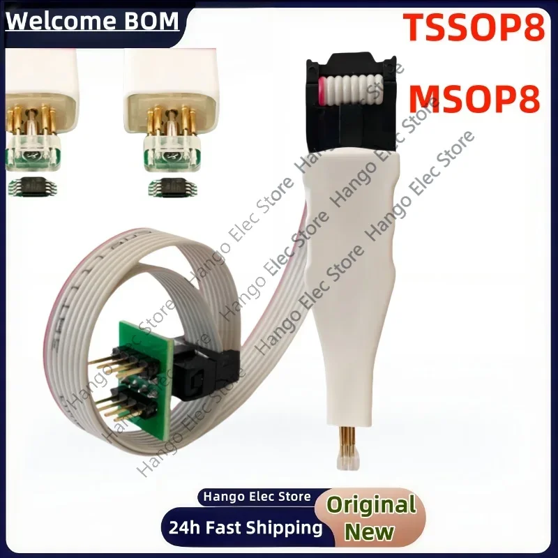 1pcs-TSSOP8 MSOP8 burning, reading and writing microchip A86D spring pin automotive instrument program download cable