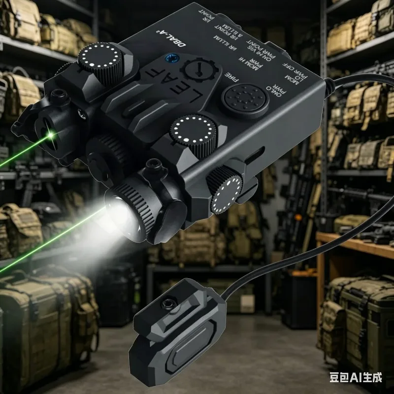 

2026 Upgraded DBAL-A2 Green Red Dot Laser White Torch Target Pointer Fit 20mm Picatinny Rail For Hunting Game Toy Parts