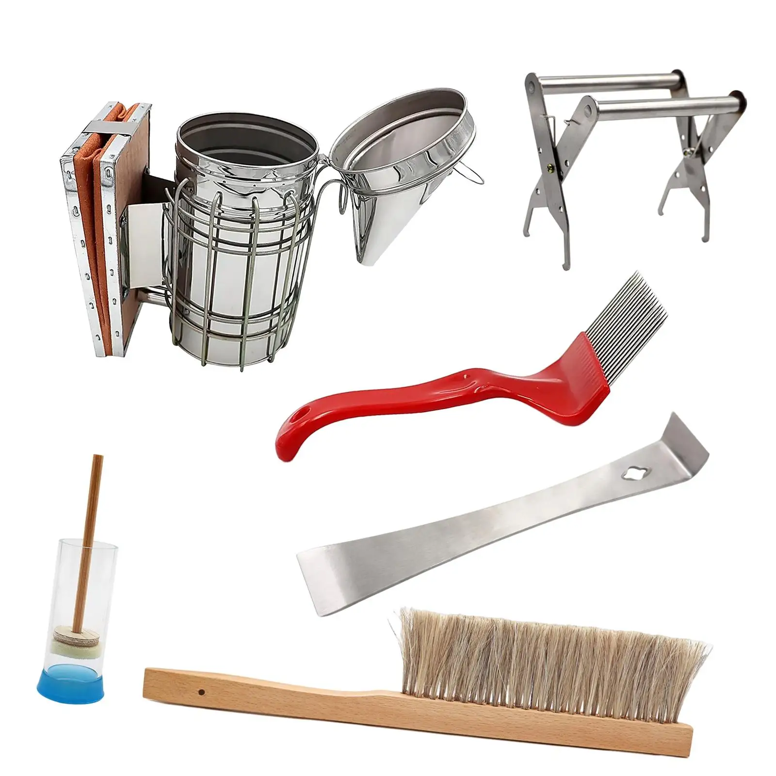 

6x Beehive Smoke Kits Beekeeping Tools Kits Set for Backyard Beekeepers