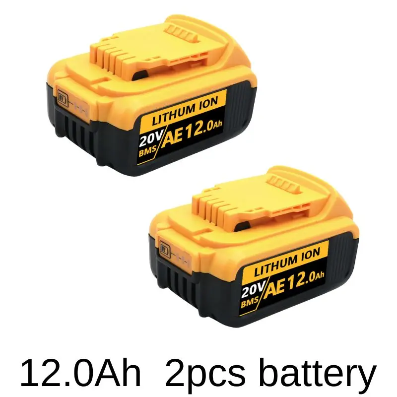 DCB200 12.0Ah Lithium Replacement Battery For Dewalt 18V Battery DCB184 DCB200 DCB182 DCB180 DCB181 DCB182 DCB201 DCB206