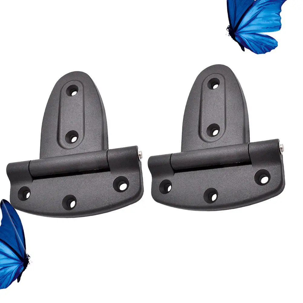 2Pcs Professional Grade Nylon Hinge Thickened Construction Rustproof Silent Close Cabinet Drawer Hinge for Hotels Upscale