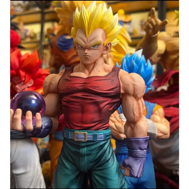Nieuwe JG Studio 31 cm Dragon Ball Action Figure GT Baby & Vegeta Super Saiyan Anime Figuren PVC Standbeeld 2 hoofden Model Geschenken Speelgoed