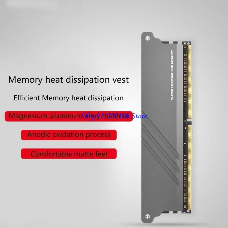 

P82A Aluminum Heatsink Computer Cooling System Accessory Memory Cooler DDR2 DDR3 DDR4