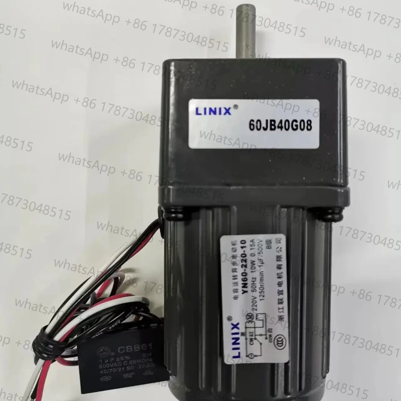 

Мотор-редуктор YN60-10/60JB15G08, большой крутящий момент, низкий уровень шума и защита окружающей среды, различные ратификации на редукции.