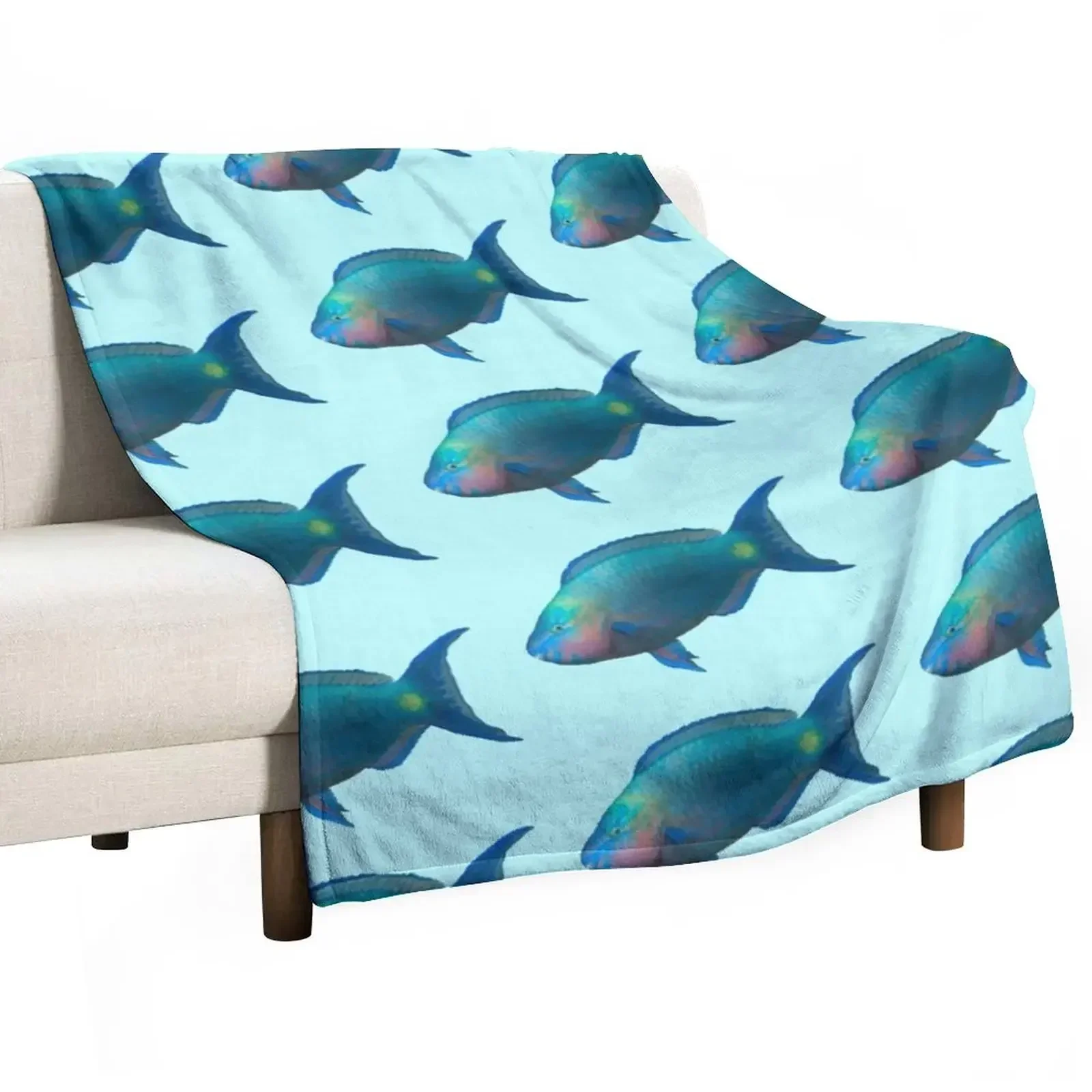 

Thrive - Palenose Parrotfish Throw Blanket Blankets Sofas Of Decoration Blankets For Baby Shaggy warm winter Blankets