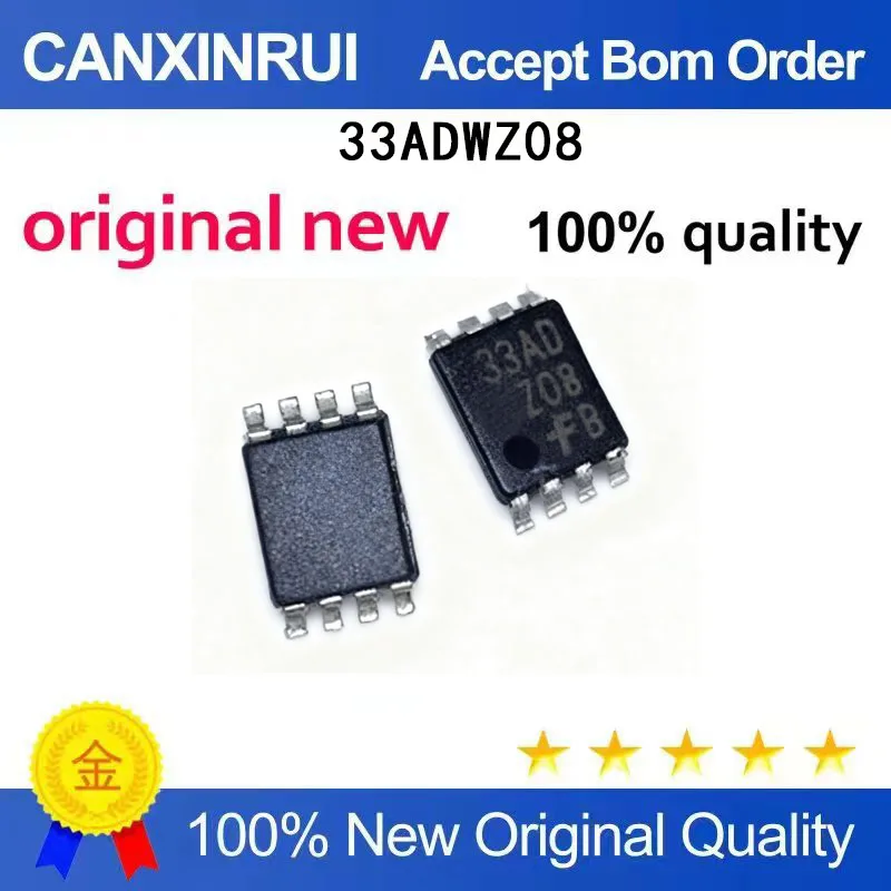 (5-100 Pieces) Brand new original silk screen 33ADWZ08 33AD WZ08 MSOP-8 spot chip IC