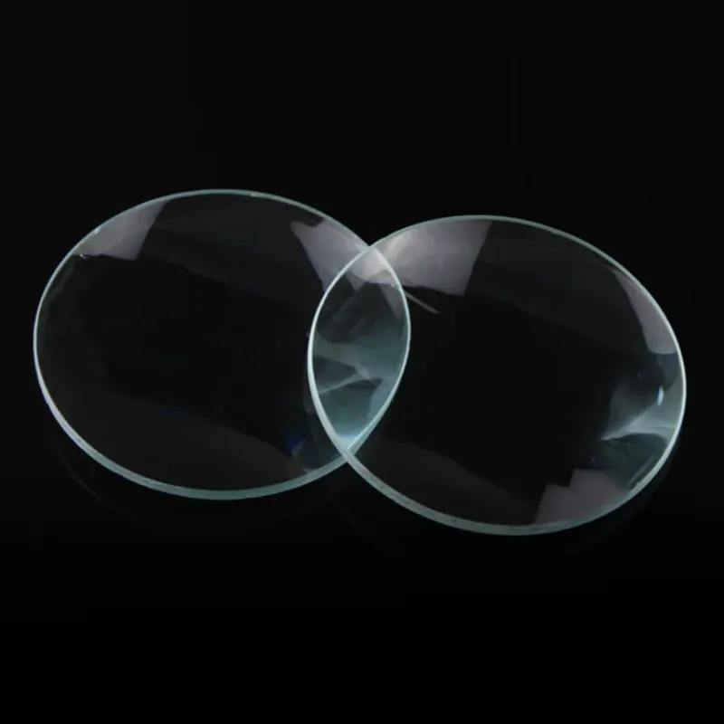 100mm Diameter Float Glass Long Focal Length 260mm Double Convex Glass Lens for Teaching Experiment Equipment DIY Telescope