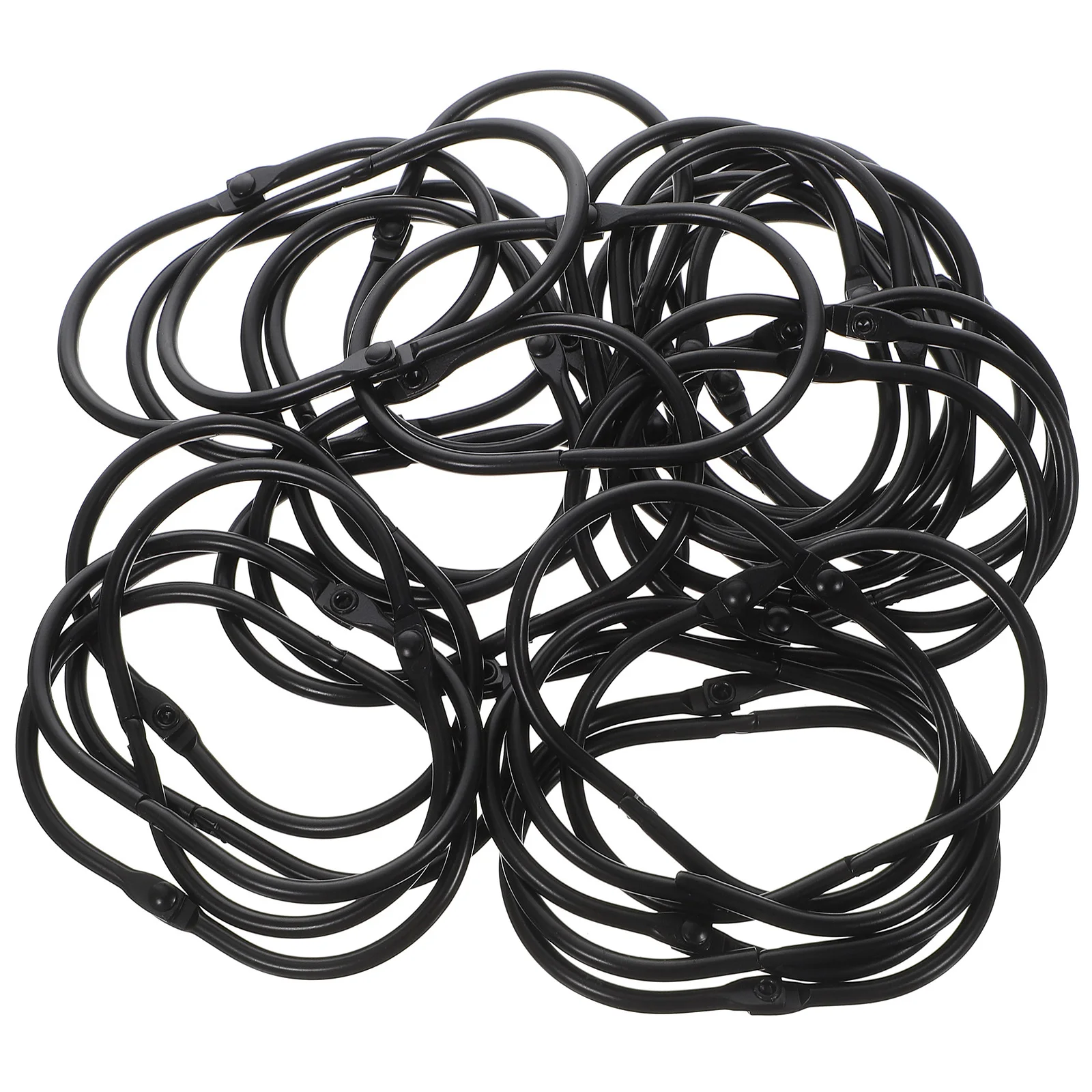 30 шт. металлические кольца для занавесок для душа толстые прочные простые в использовании аксессуары для украшения дома и ванной комнаты кольца для занавесок для душа