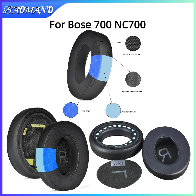 

Replacement Protein Ear Pads for Bose 700 NC700 Headphones Soft Foam Ear Cushions High Quality