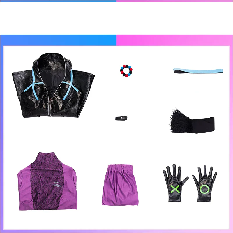 Anime Punchline Cosplay Costume Halloween Carnival Lady Outfit Women Suit Halloween Cosplay Costume Women Men Shoe Accessories view 6