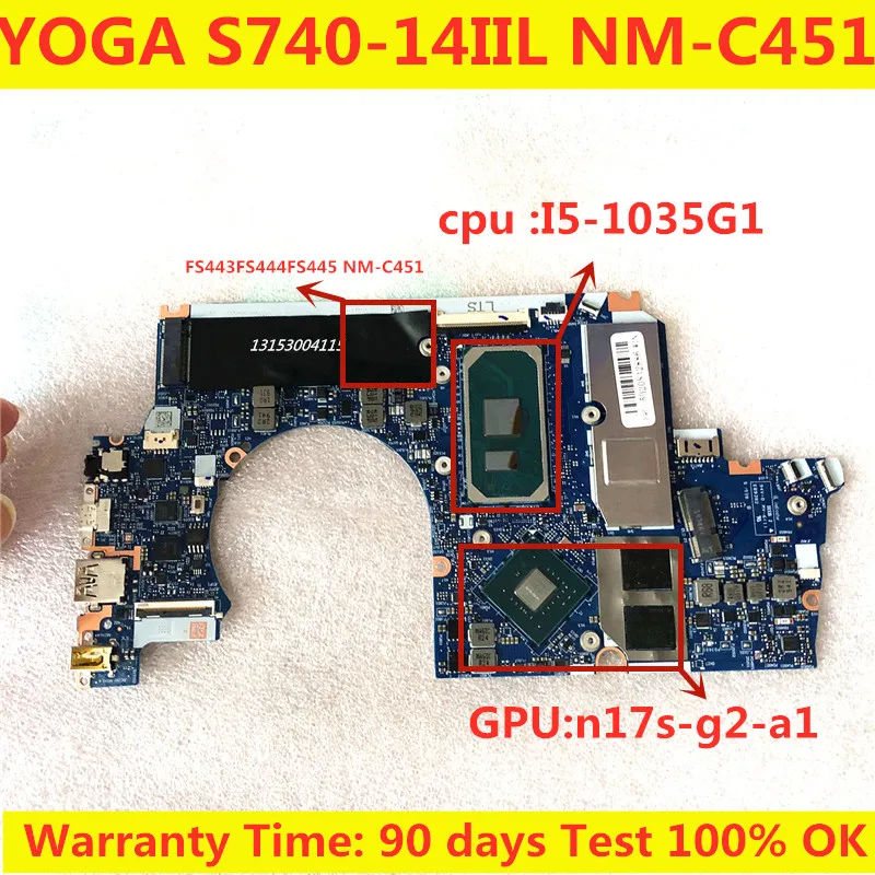 For Lenovo YOGA S740-14IIL/C940/c740V530s-14IKB S145-15IWV14 main board