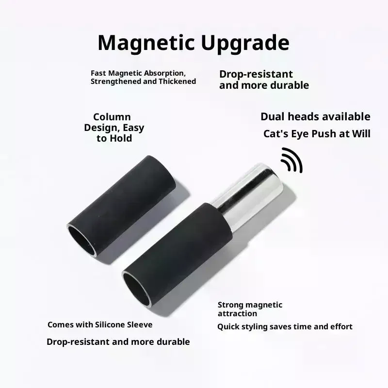 

Cat's Eye Cylinder Nail Magnetic Stick Super Strong Gel Polish Magnet Pen With Protective Cover Nail Tools
