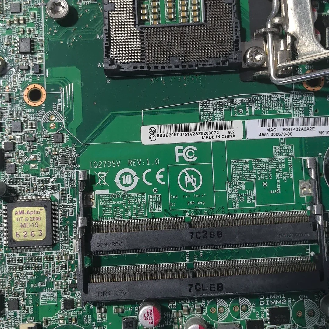 For Lenovo ThinkCentre M910z all-in-one IQ270SV IQ270SV REV 1.0 motherboard 100% test ok send